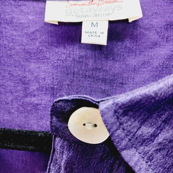 Jacket Size M Preppy Revival Jacket Hidden Pockets Mother of Pearl Quiet Luxury - Picture 4 of 16